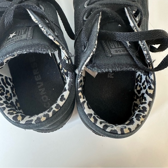 Converse All black Mafison Sneaker with leopard print inside - Picture 9 of 16